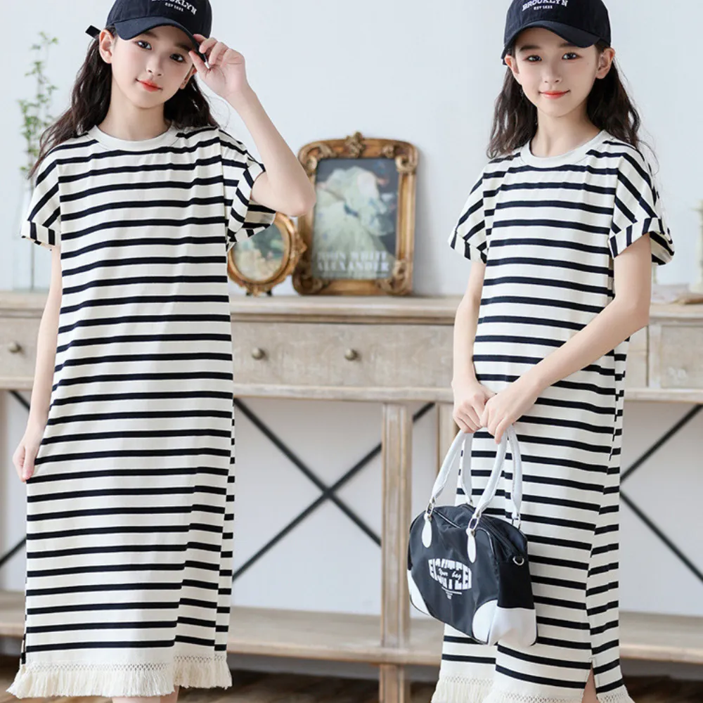 宽松条纹裙 Relaxed Stripe T-Dress