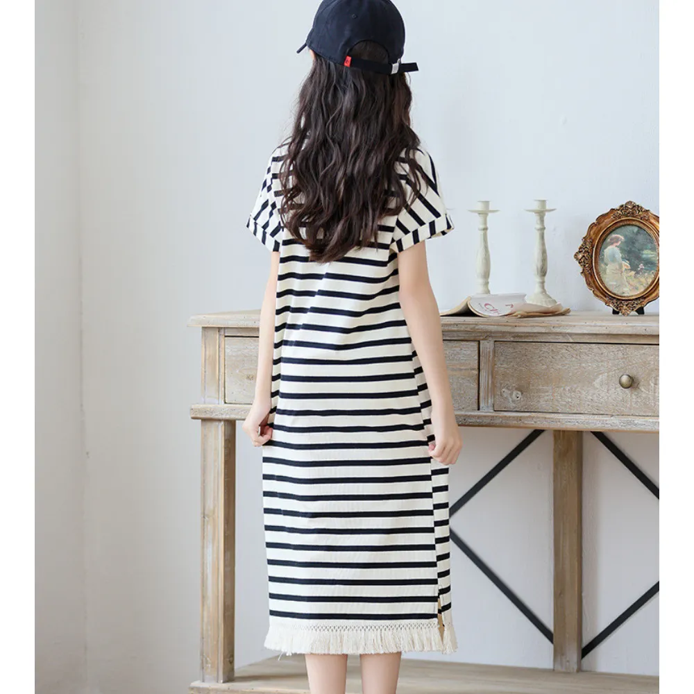 宽松条纹裙 Relaxed Stripe T-Dress