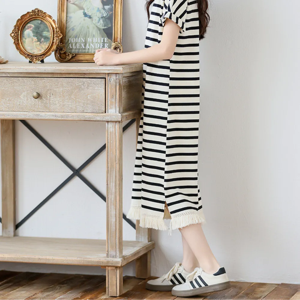 宽松条纹裙 Relaxed Stripe T-Dress