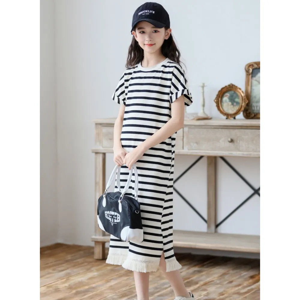 宽松条纹裙 Relaxed Stripe T-Dress