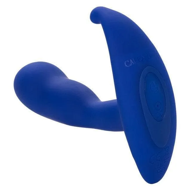 Admiral Advanced Silicone Curved 10 Function Dual Motor Prostate Probe Blue