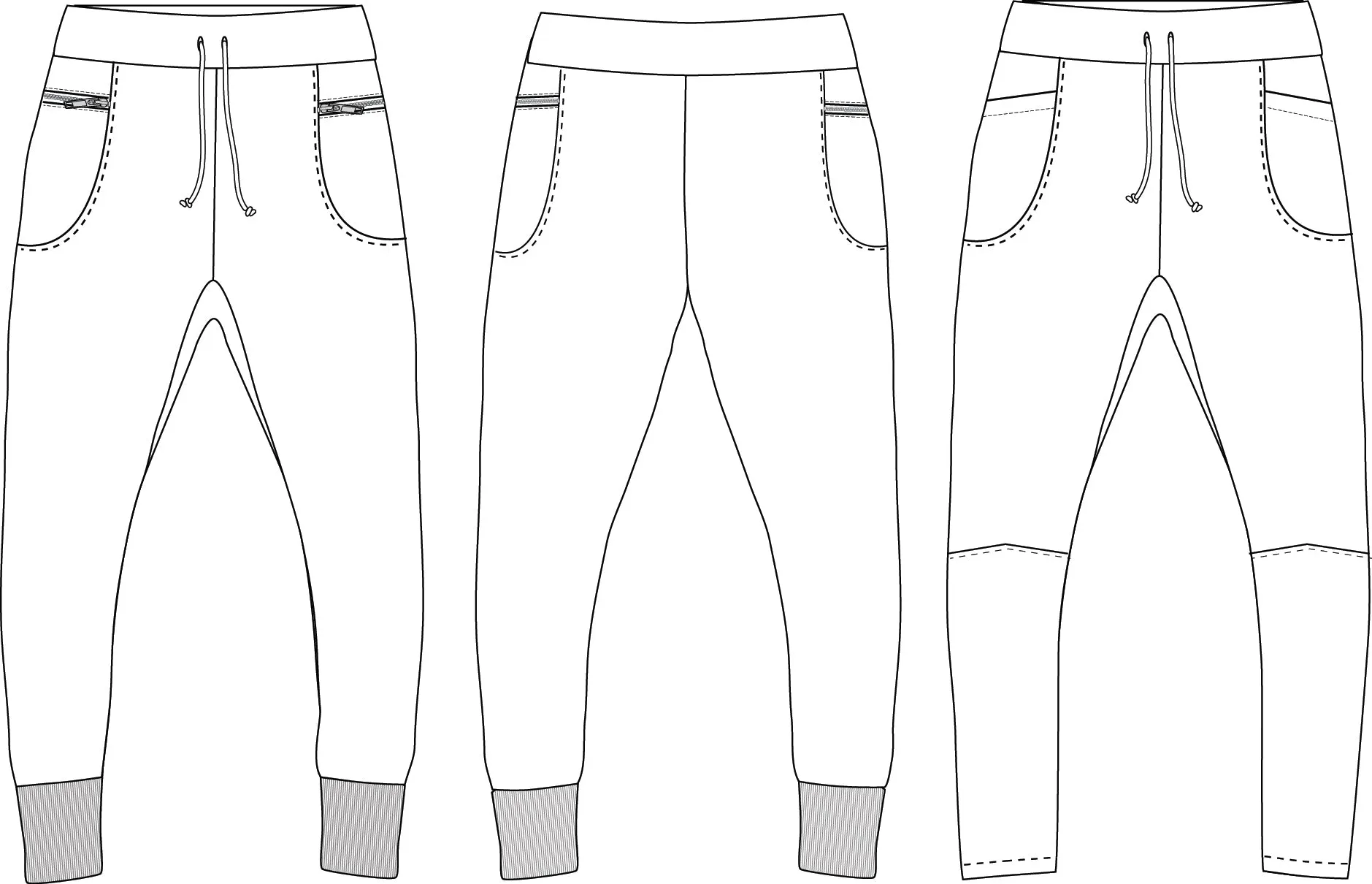 Adult Performance Jogger - PDF Sewing Pattern B-O