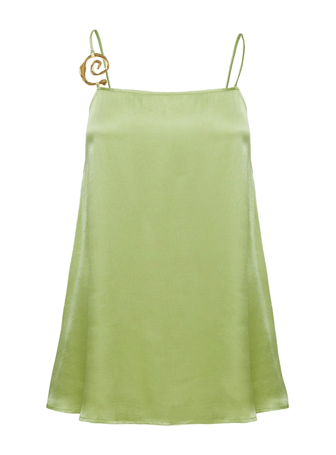 Apple Cider Mini Dress Green