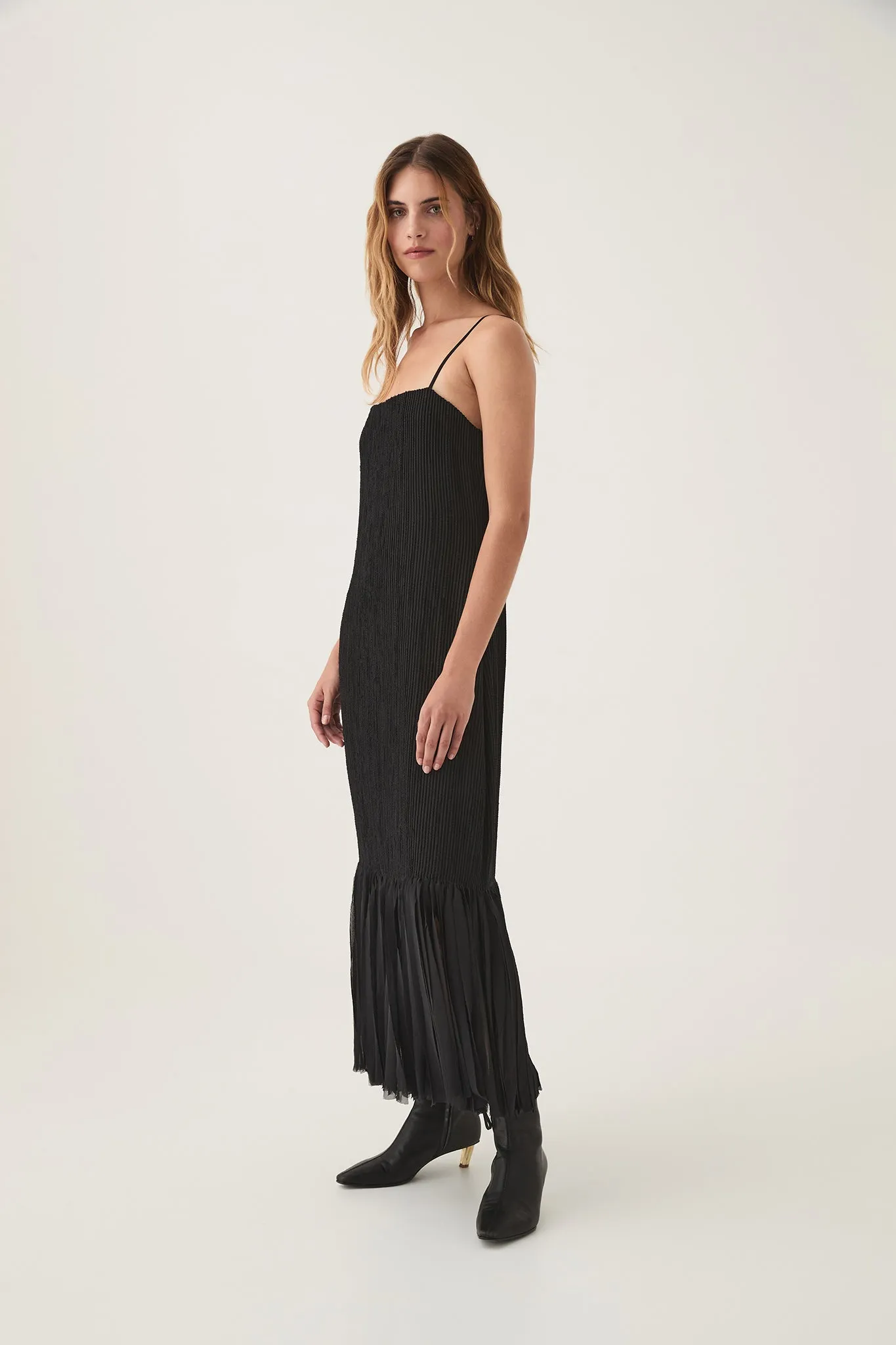 Arris Fringed Maxi Dress