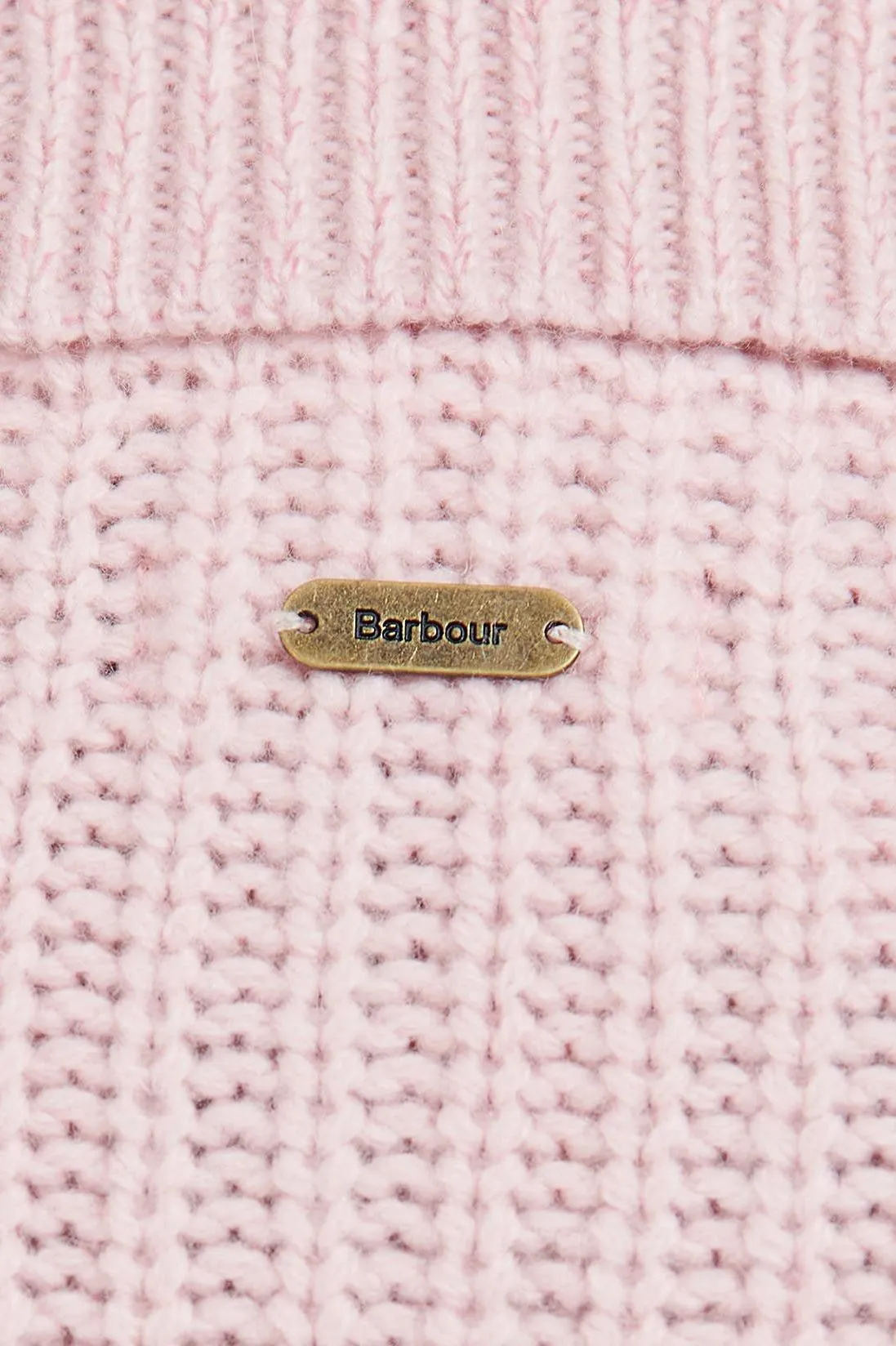 Barbour Stavia Ladies Knit chunky sweater in Pink Rosewater LKN1254PI39