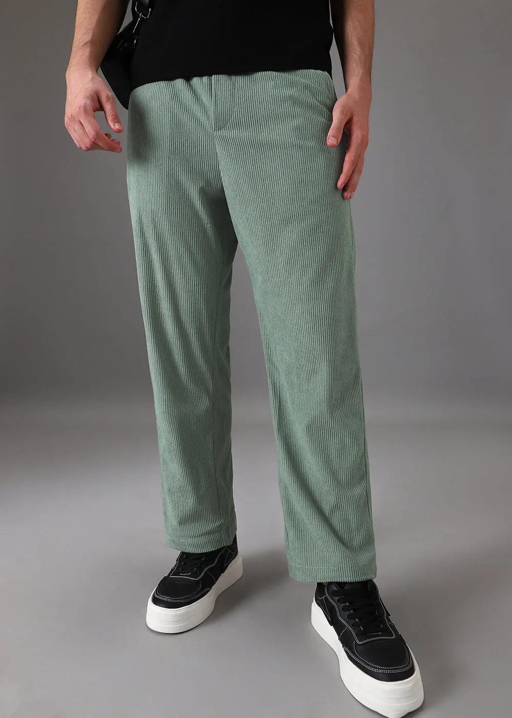 Beryl Green Corduroy Pants