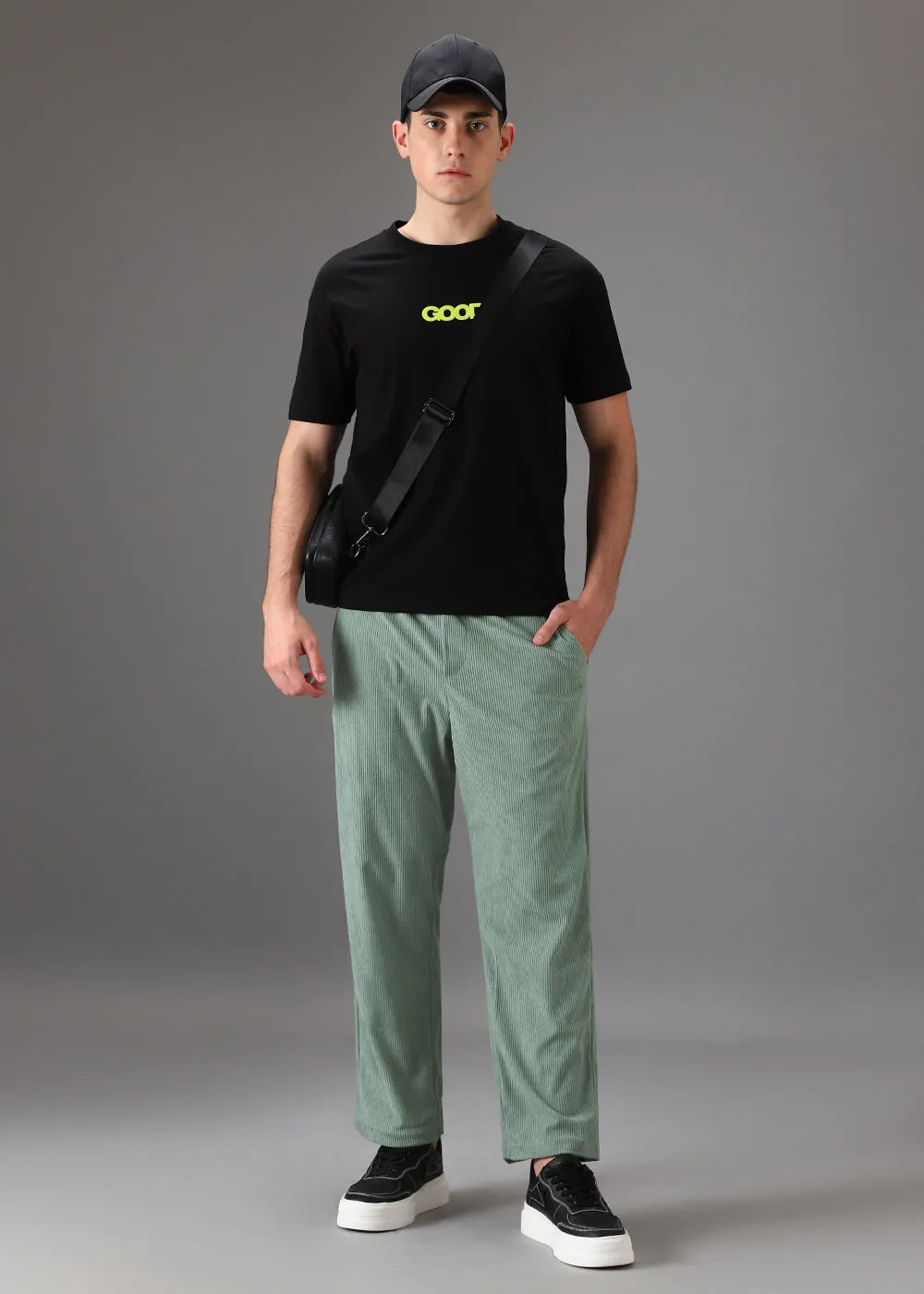 Beryl Green Corduroy Pants