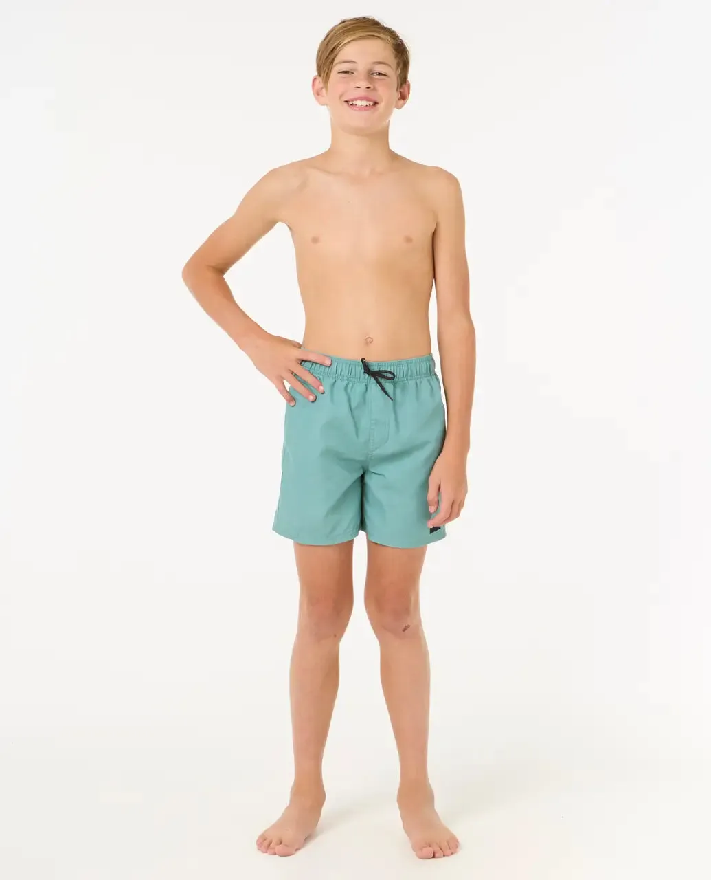 Boys Bondi Volley Shorts in Blue Lagoon