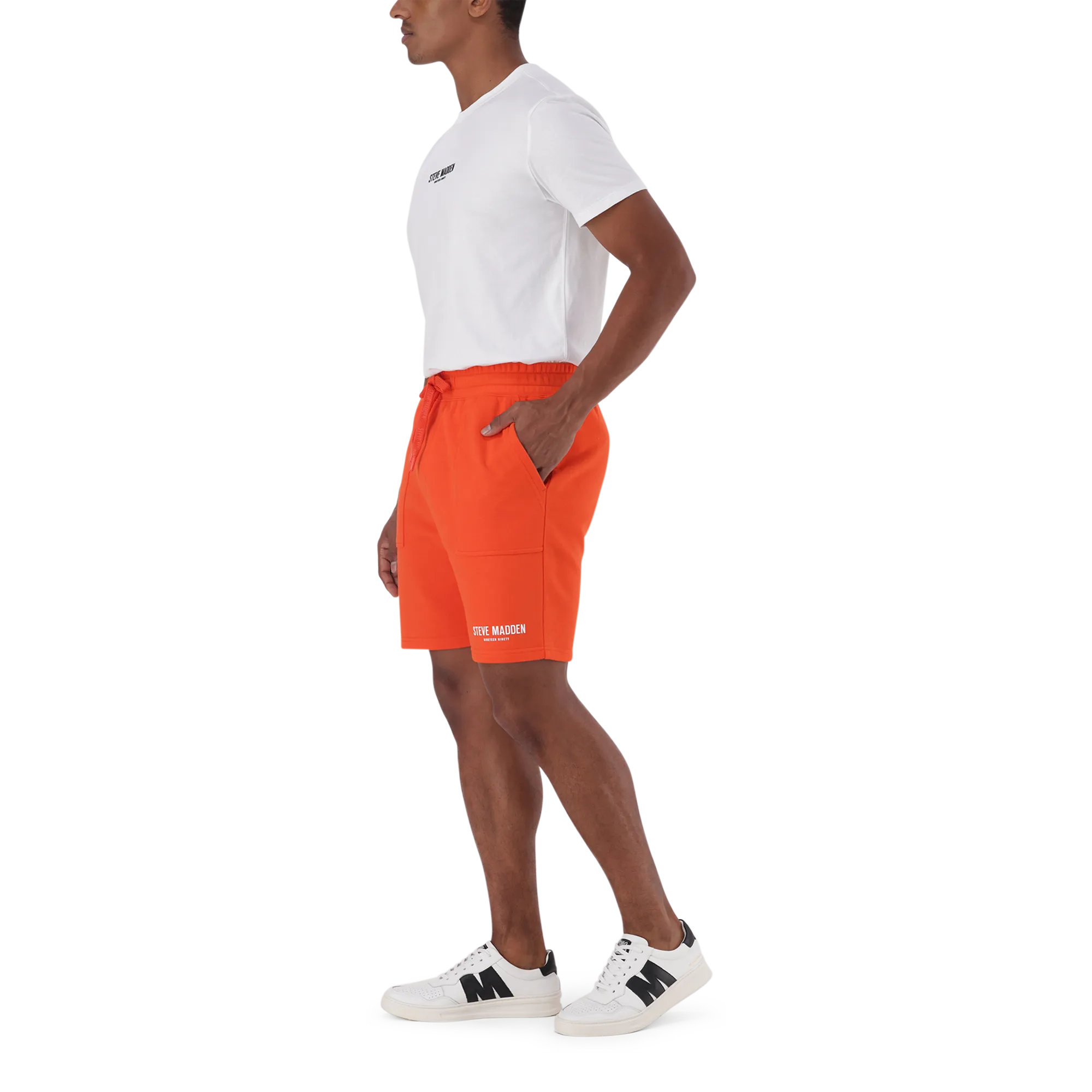 BRODY TANGERINE JOGGER SHORTS