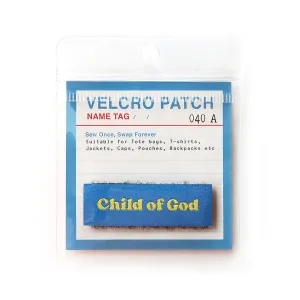 Child of God (Blue) {Velcro Tag}