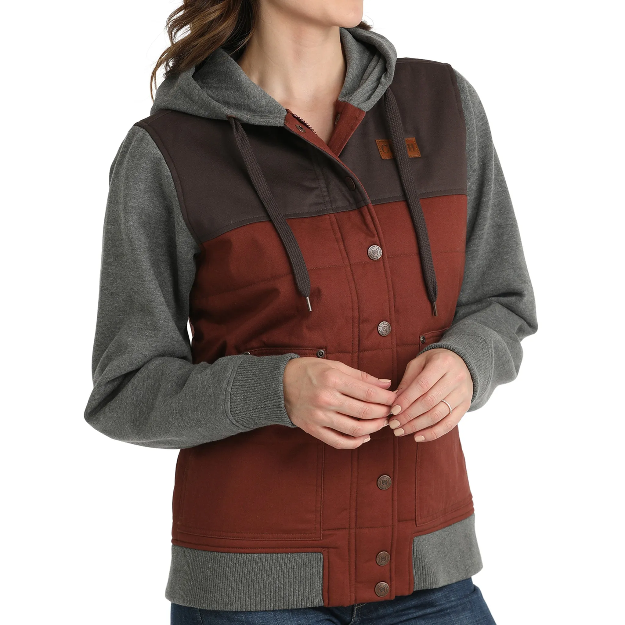 Cinch Women's Canvas Hoodie Jacket