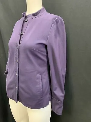 Coldwater Creek Dark Purple Jacket, 4-6/Purple