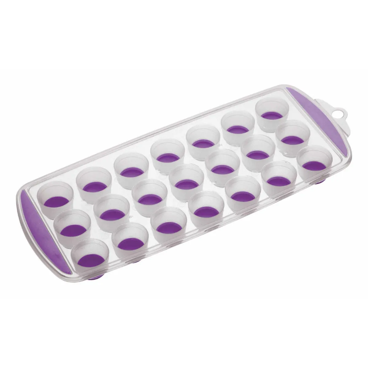 Colourworks Pop Out Flexible Ice Cube Tray Purple