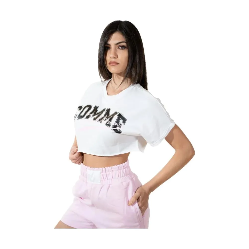 Comme Des Fuckdown Chic Stretch Cotton Logo Shorts