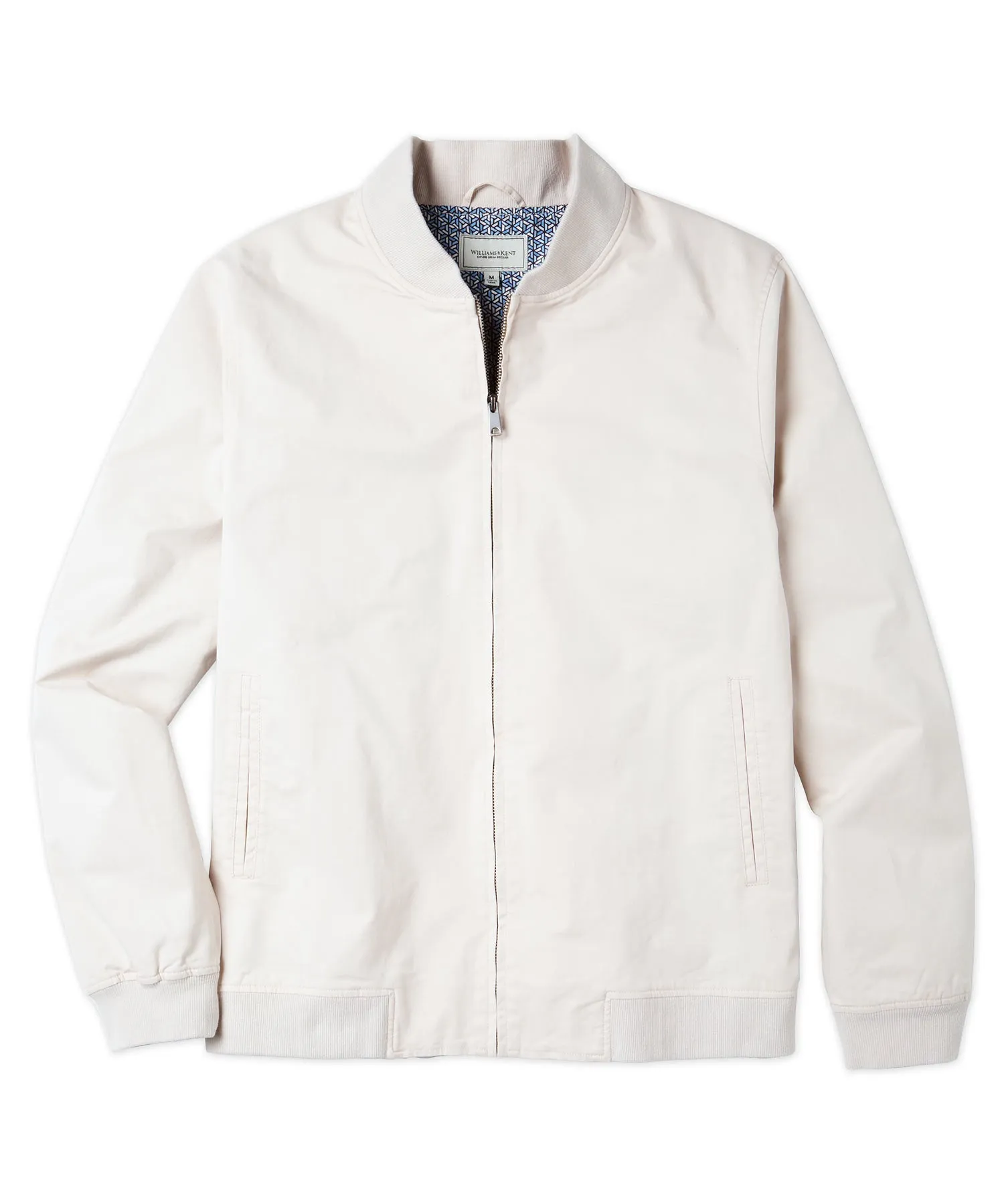 Cotton Twill Baseball Jacket