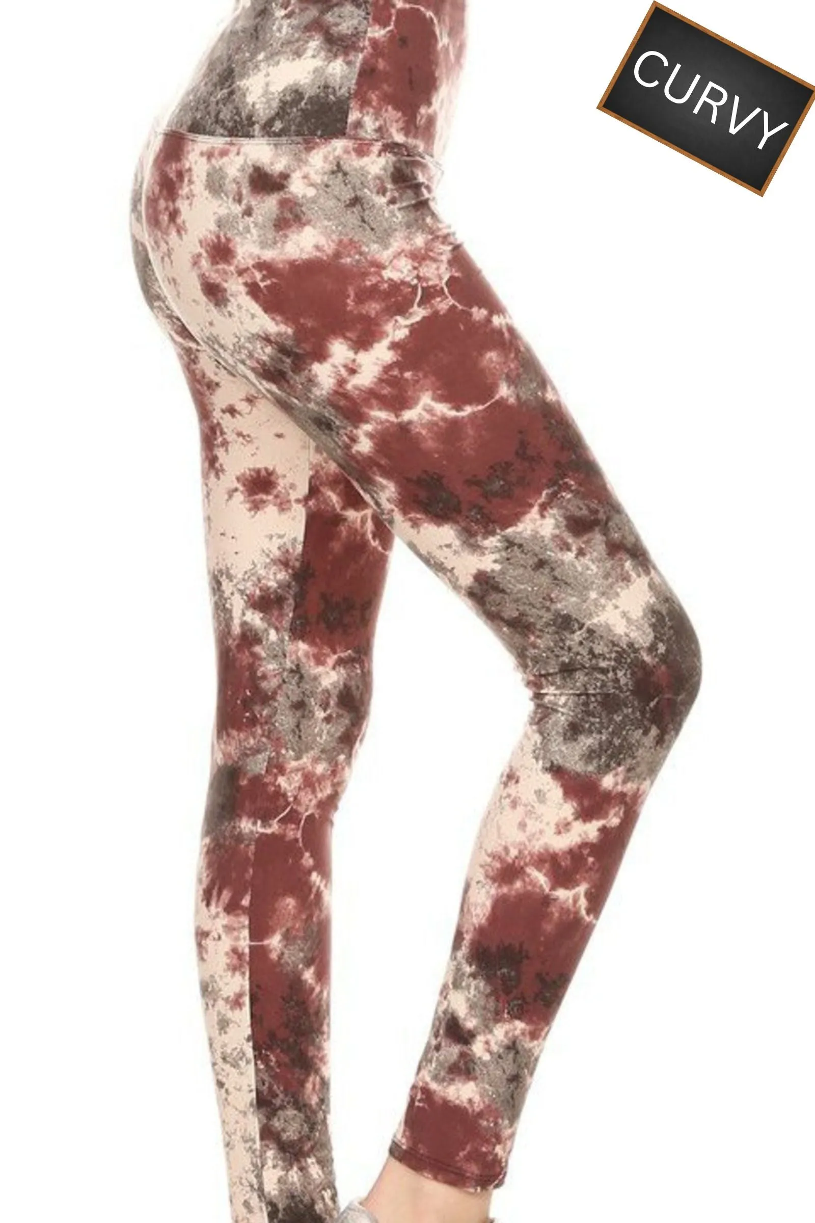 CURVY Grand Canyon Yoga Waist Leggings