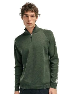 Dale of Norway | Geilo Sweater | Men's | Dark Green/Off White