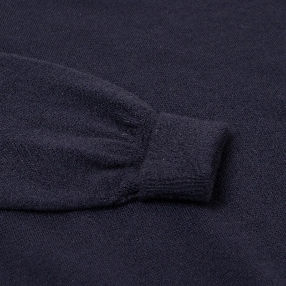 Dark Navy Highclere Cashmere Crew Neck Sweater