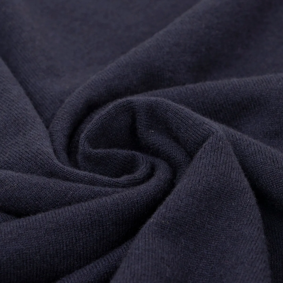 Dark Navy Highclere Cashmere Crew Neck Sweater