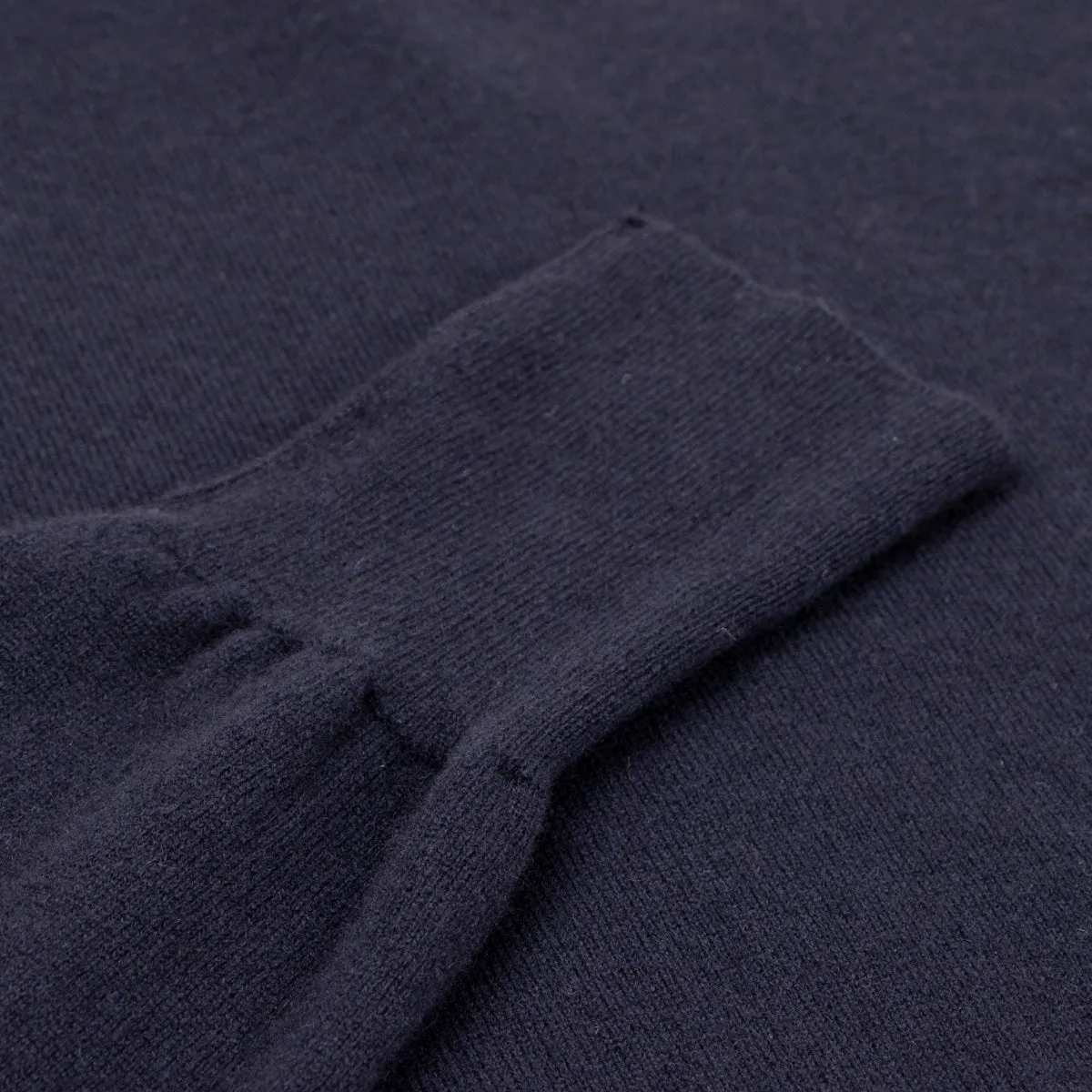 Dark Navy Highclere Cashmere Crew Neck Sweater