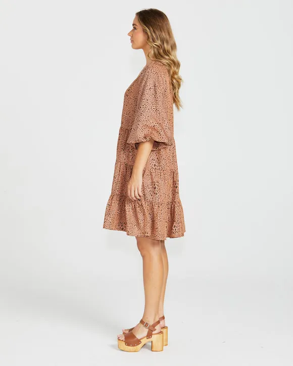 DAVIE TIERED DRESS