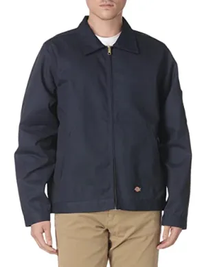 Dickies mens Unlined Eisenhower Jacket, Dark Navy, Medium/Regular