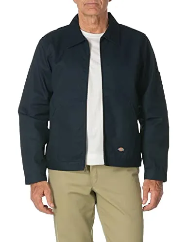 Dickies mens Unlined Eisenhower Jacket, Dark Navy, Medium/Regular