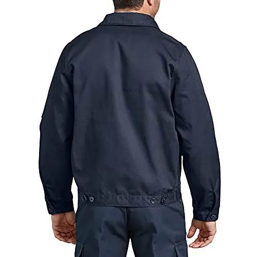 Dickies mens Unlined Eisenhower Jacket, Dark Navy, Medium/Regular