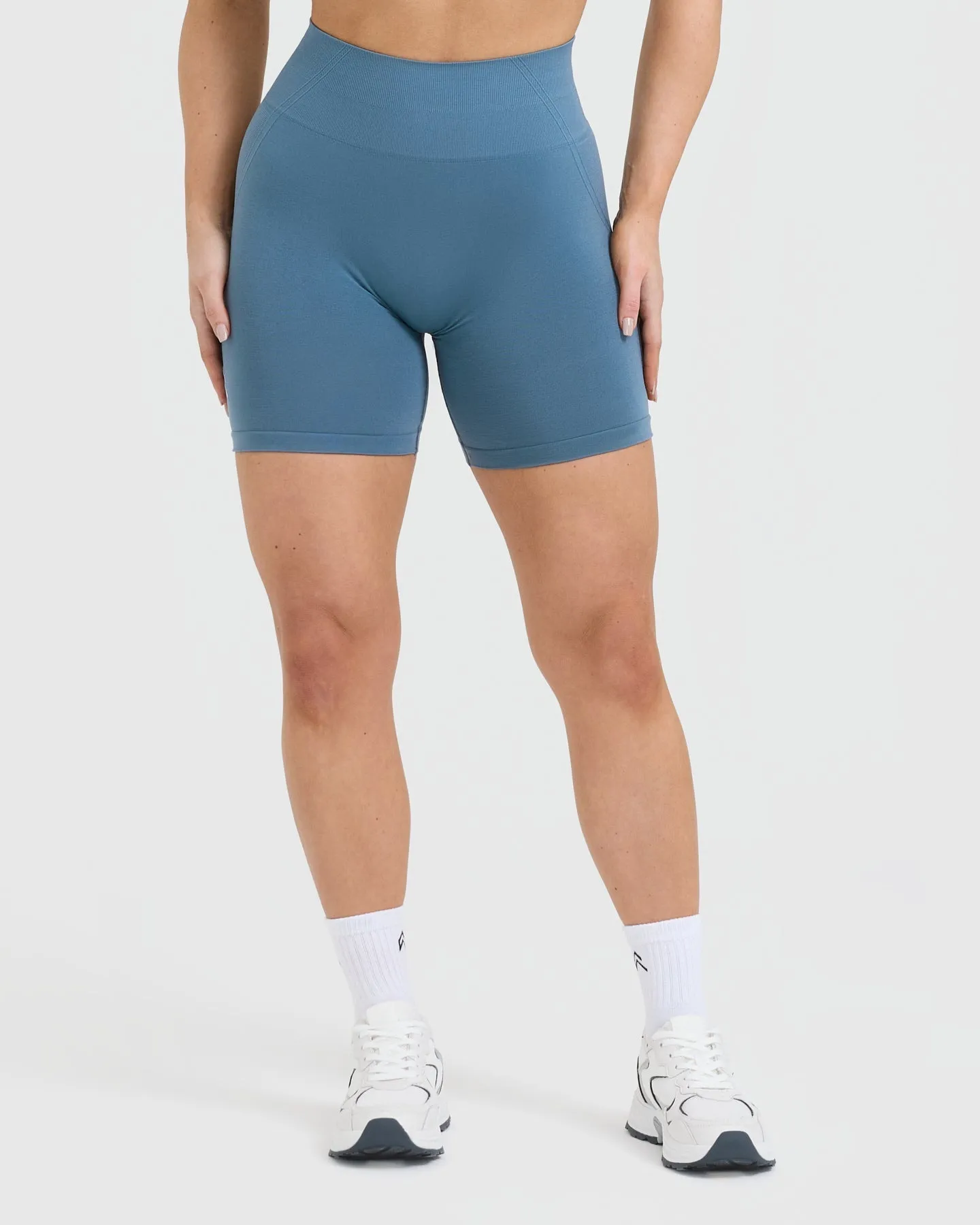 Effortless Seamless Shorts | Moonstone Blue