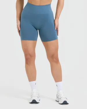 Effortless Seamless Shorts | Moonstone Blue