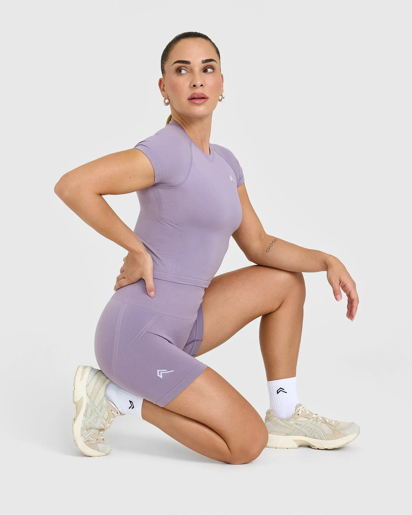 Effortless Seamless Shorts | Soft Purple