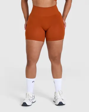 Effortless Seamless Shorts | Warm Copper