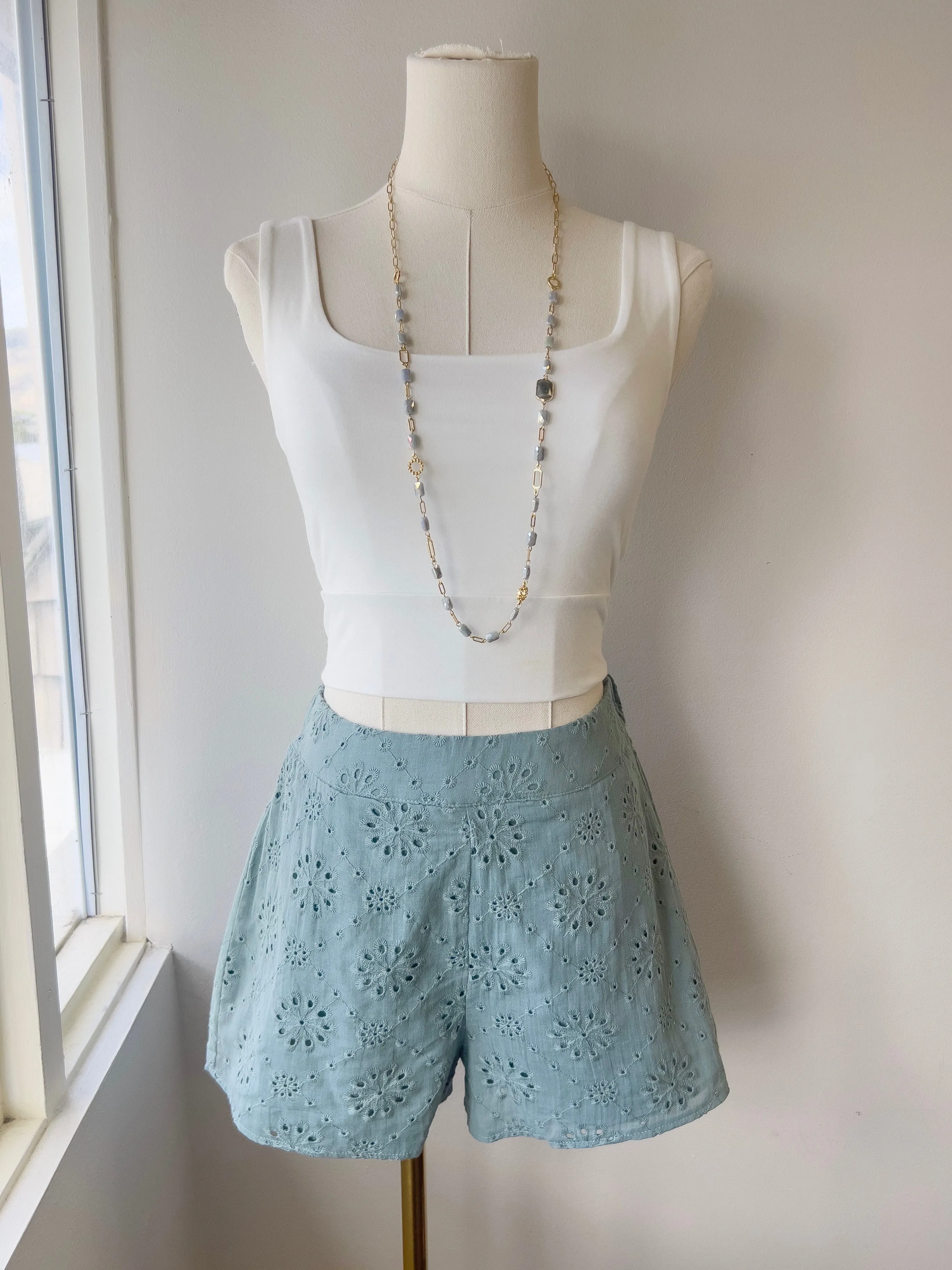 Eyelet Shorts (FINAL SALE)