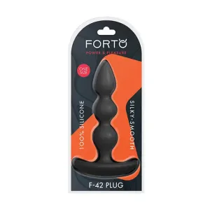 Forto F-42 Spiral Beads Silicone Anal Plug