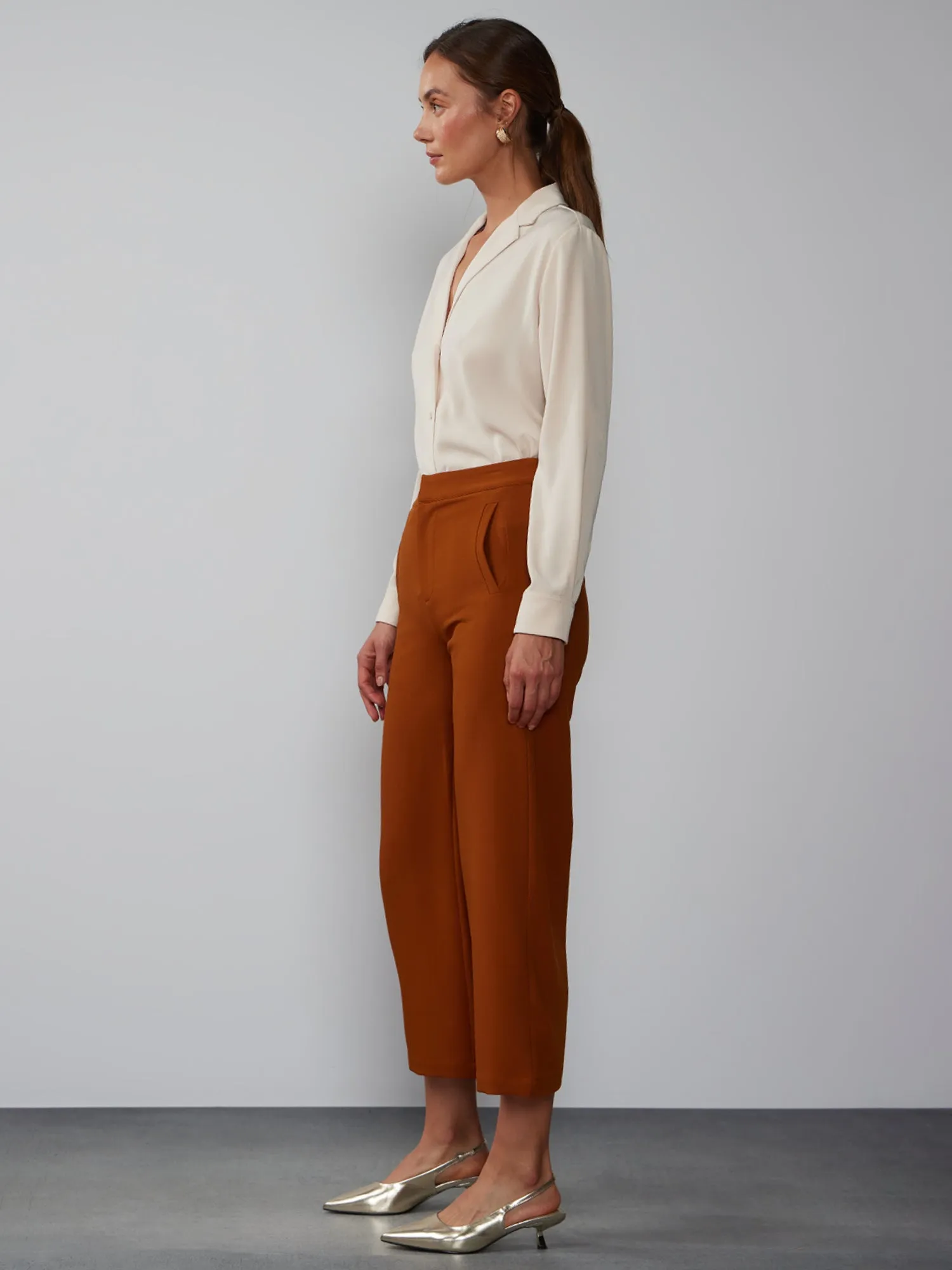 High Rise Culotte Pant