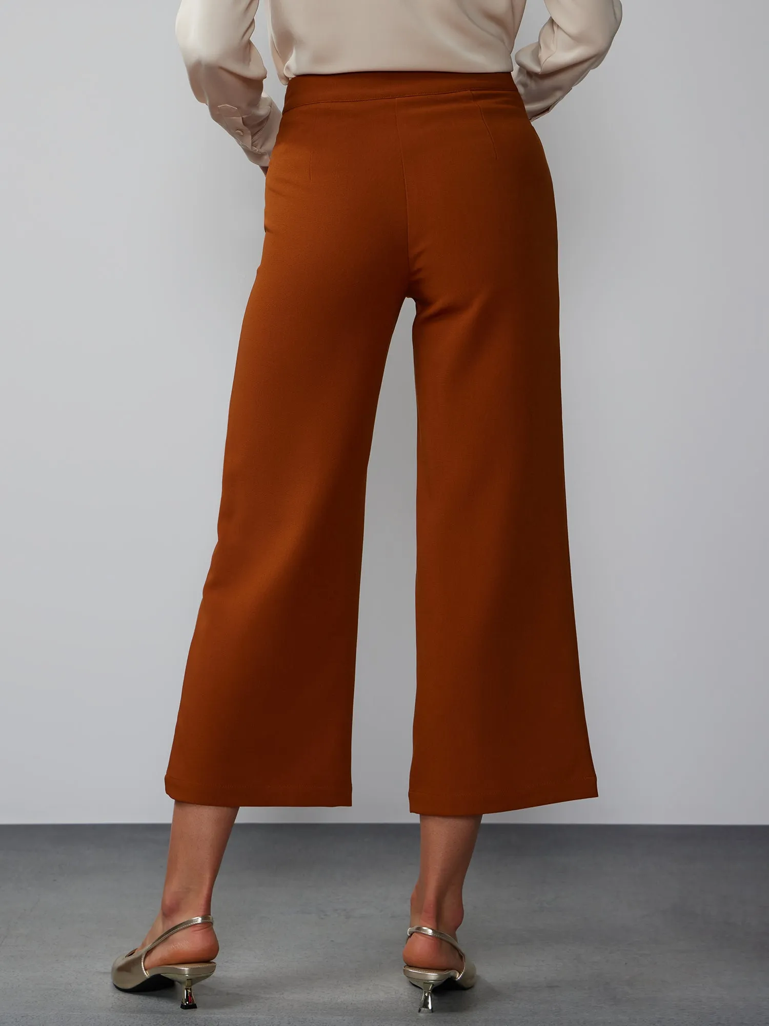 High Rise Culotte Pant