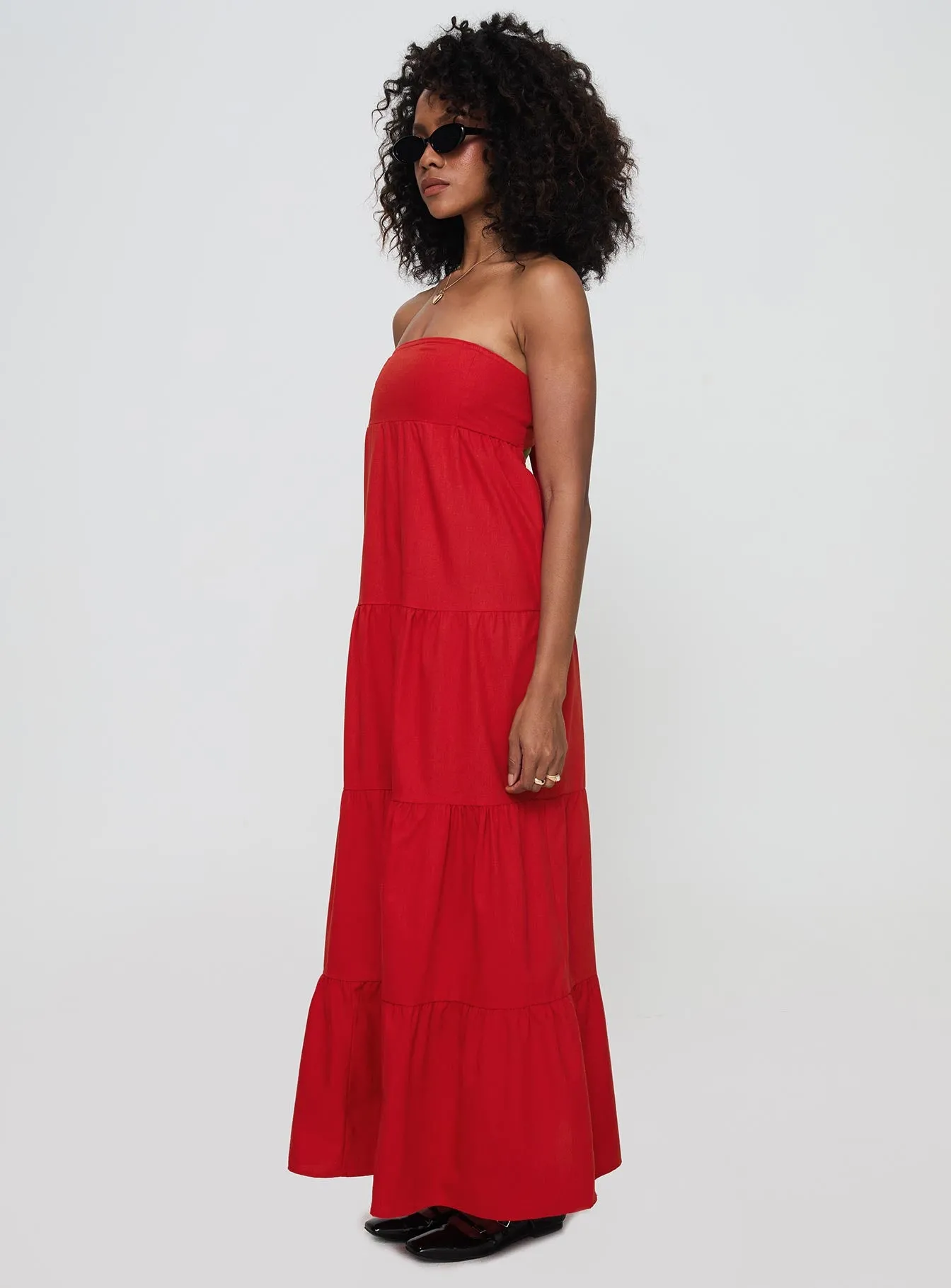 Kazia Maxi Dress Red