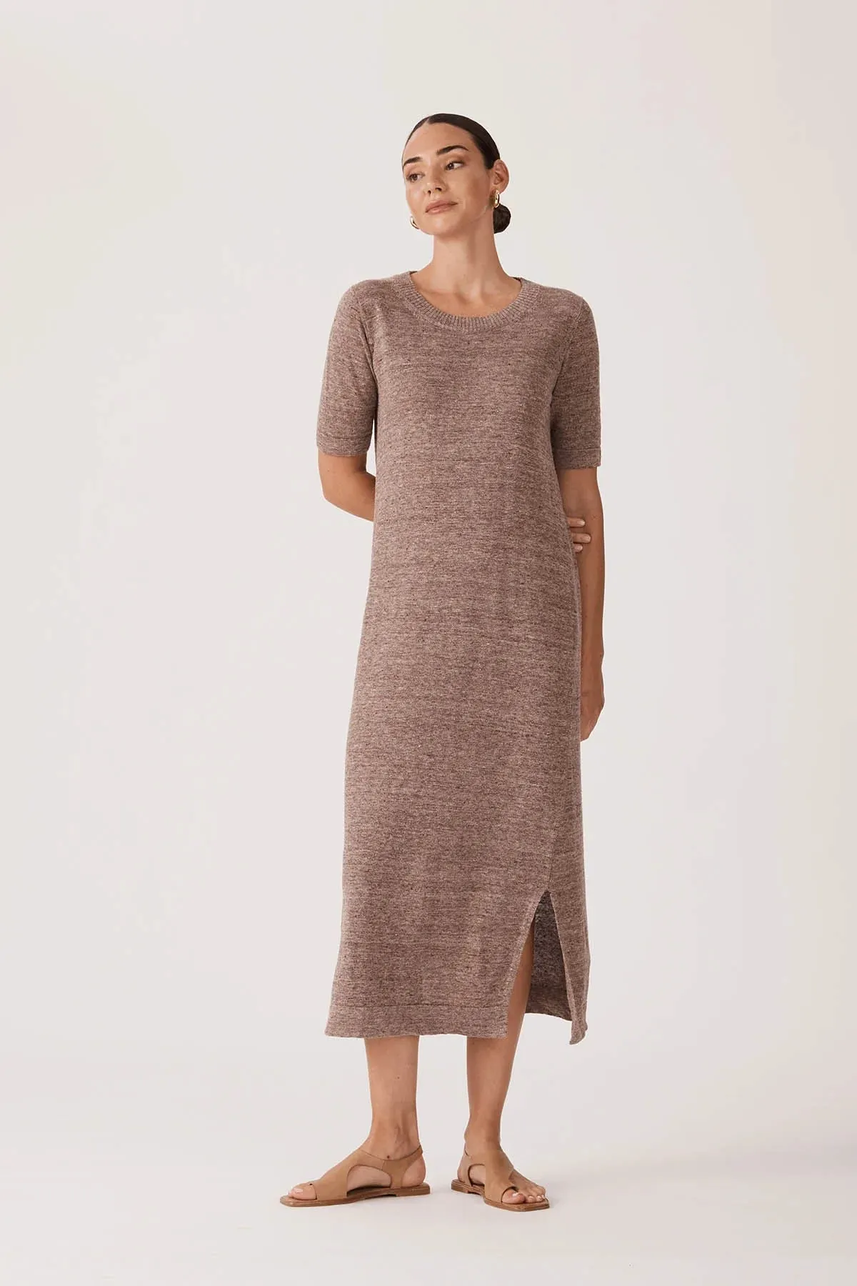 Linen Knit Dress