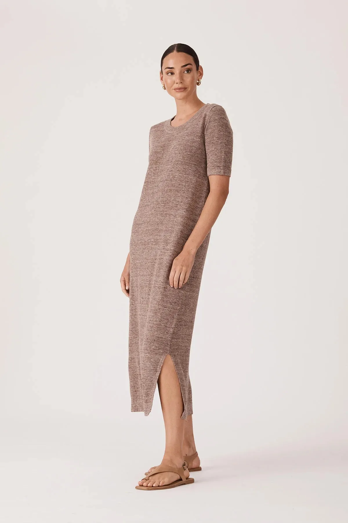 Linen Knit Dress