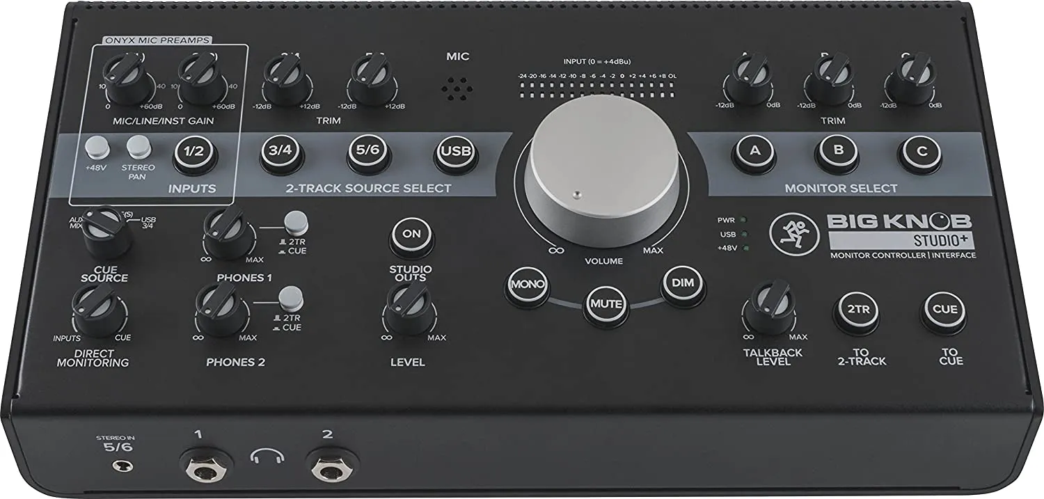 Mackie Audio Interface, 4x3 (BIG KNOB STUDIO PLUS)