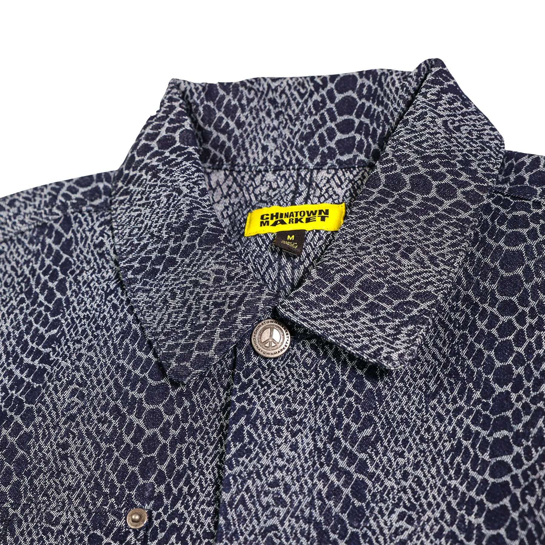 MARKET Chinatown Snakeskin Jacket Navy