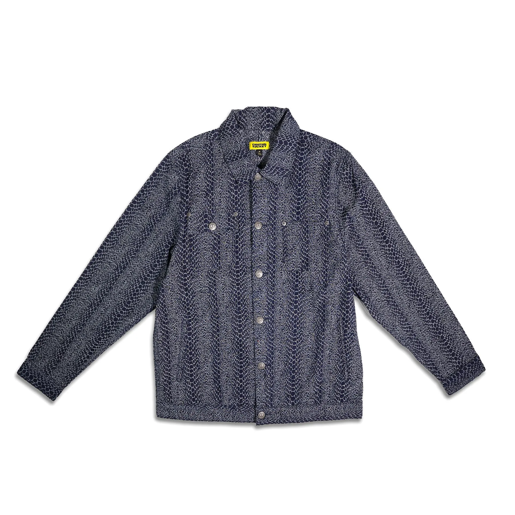 MARKET Chinatown Snakeskin Jacket Navy