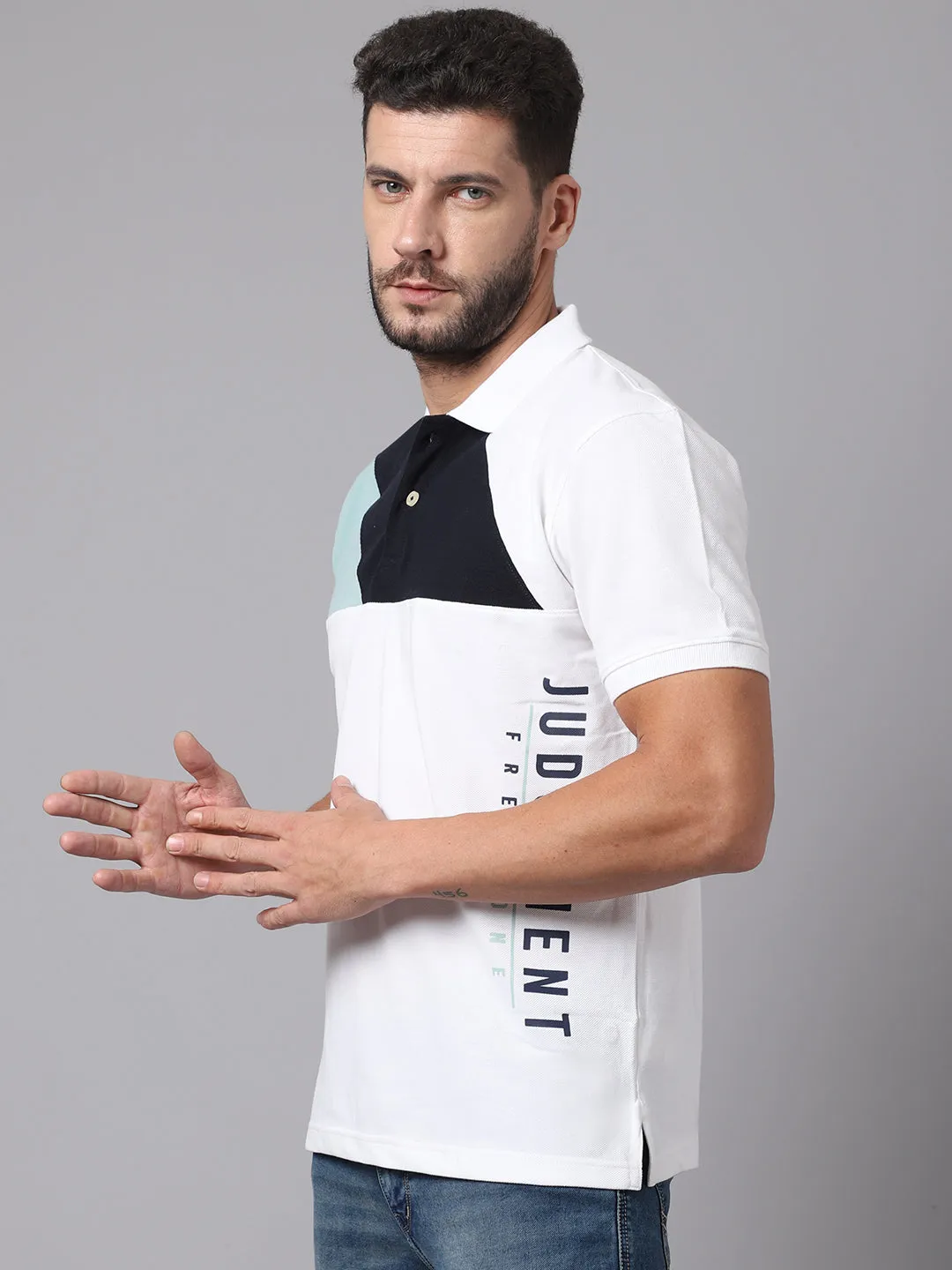 Men White T-Shirt