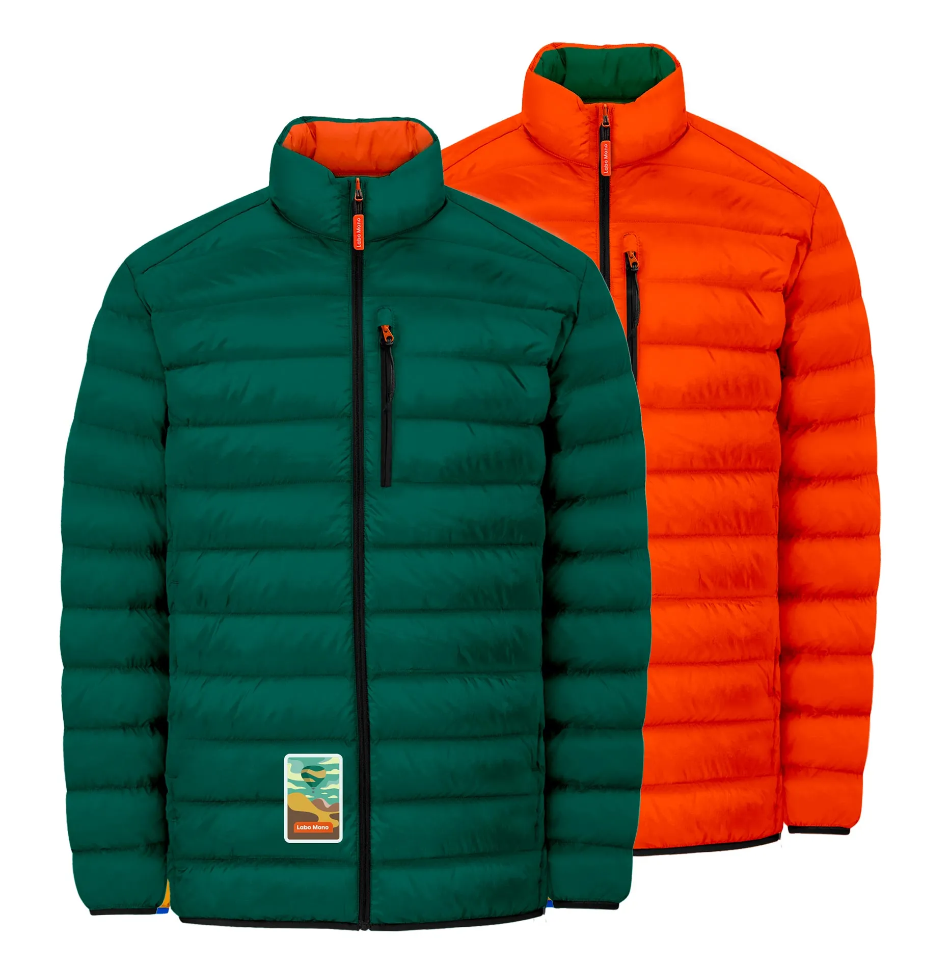 Men's Puffer-Puffer Jacket — Evergreen & Salamander