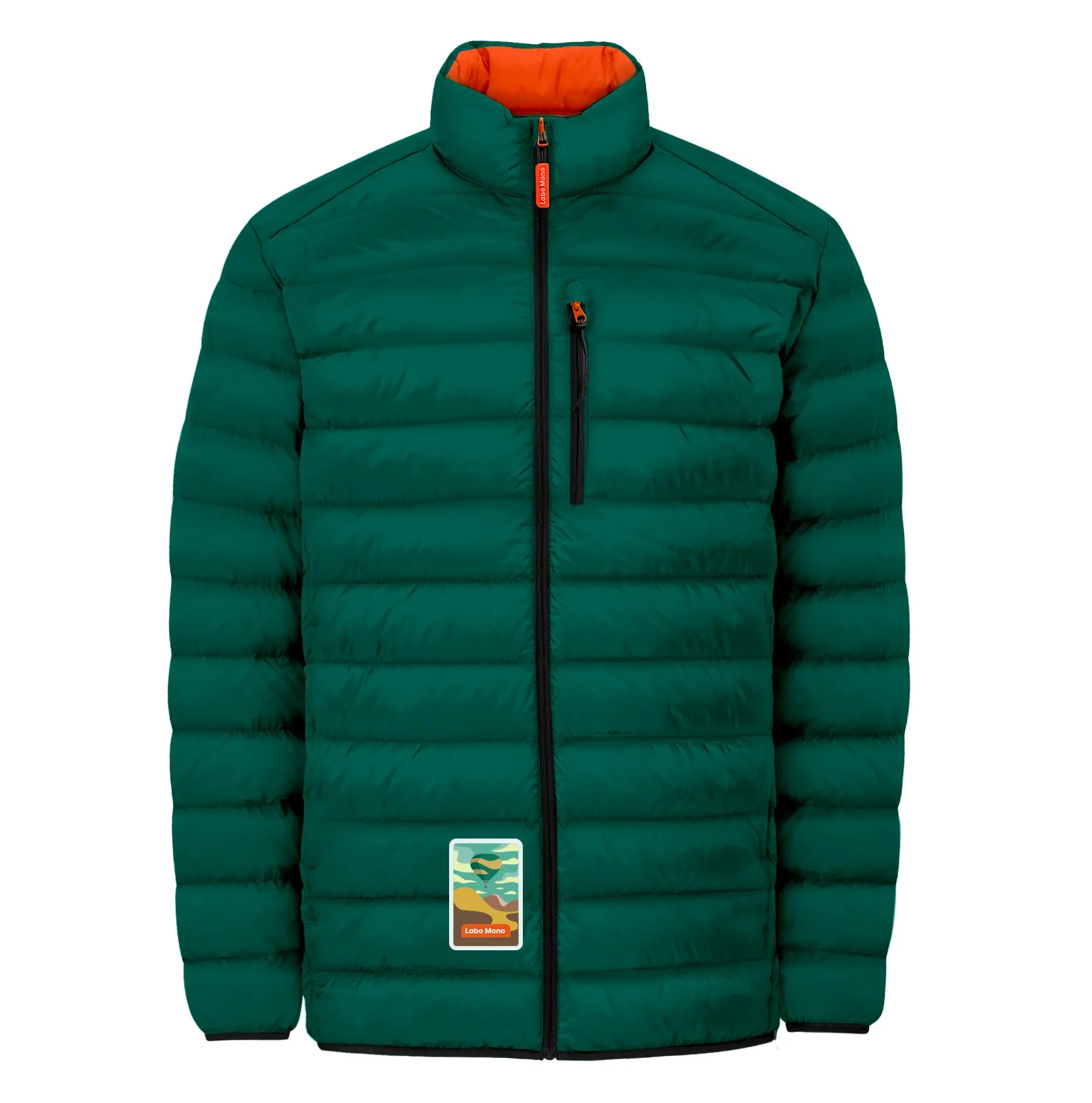 Men's Puffer-Puffer Jacket — Evergreen & Salamander