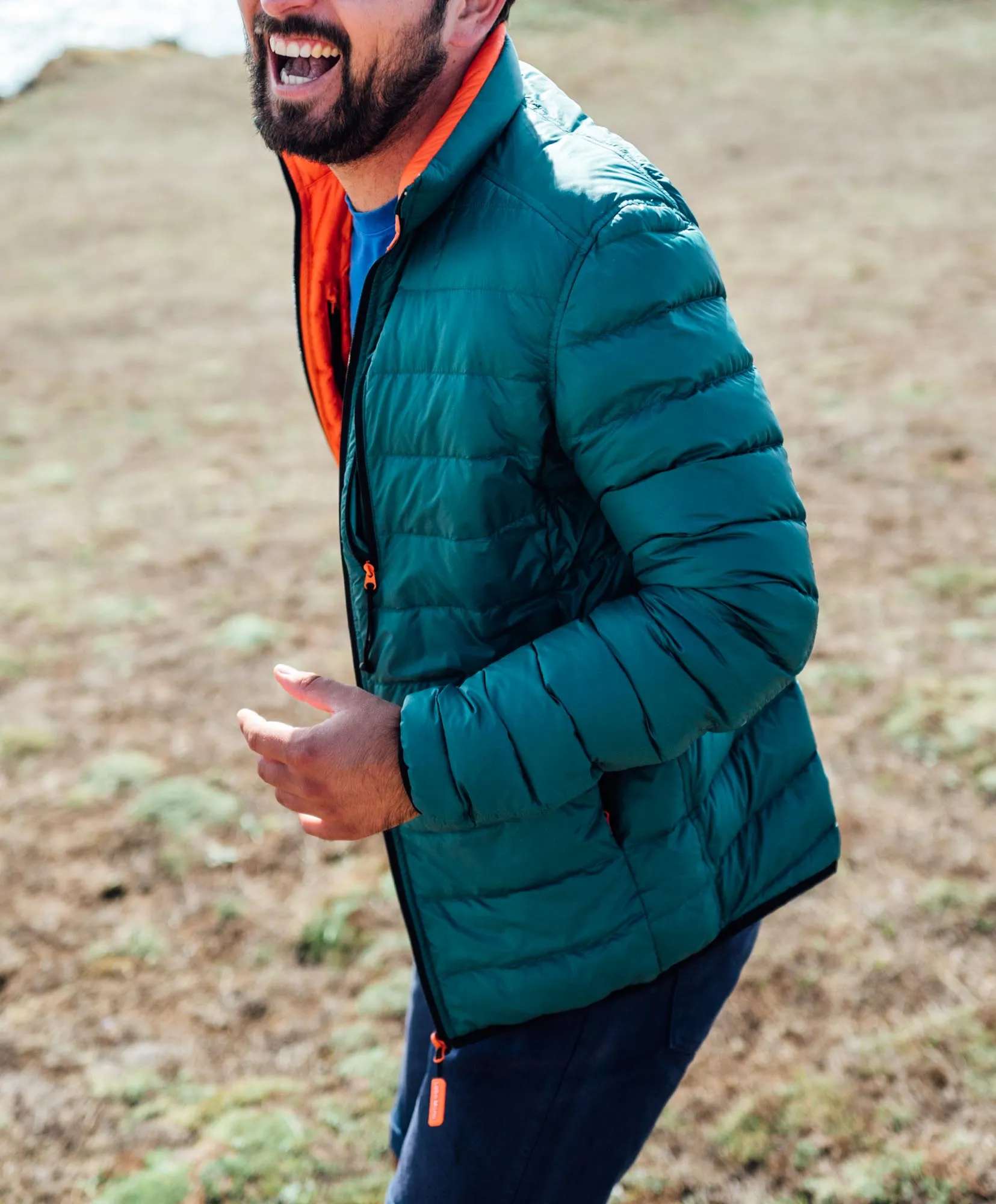 Men's Puffer-Puffer Jacket — Evergreen & Salamander