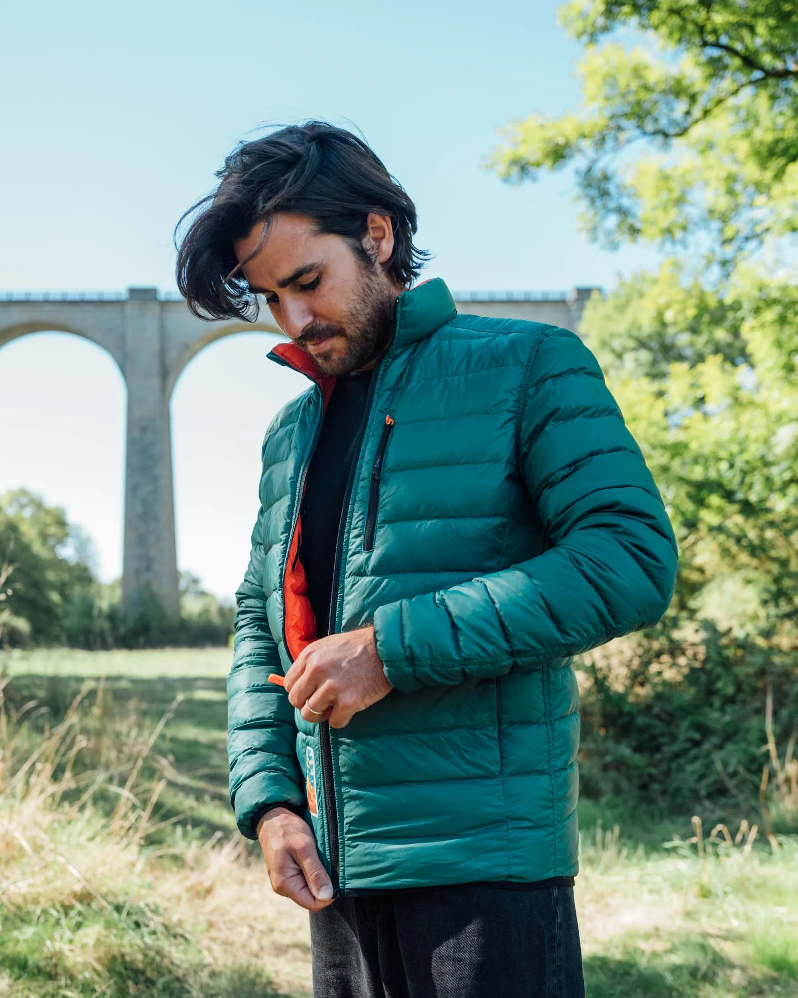 Men's Puffer-Puffer Jacket — Evergreen & Salamander