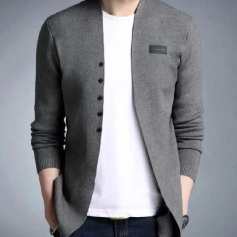 Men's Slim Fit Buttoned Cardigan