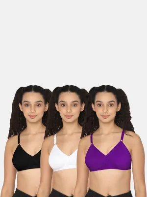 Naidu Hall Pretti Knitwear Bra Combo Pack – Soft, Comfortable Support for Everyday Wear (C42)