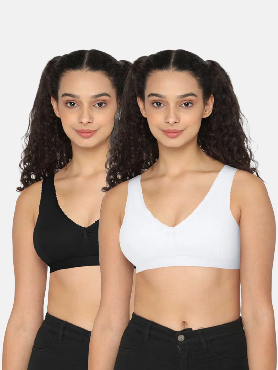 Naidu Hall Teenage Beginners Bra Combo Pack – Soft, Comfortable, and Supportive Bras for Growing Teens (C02)